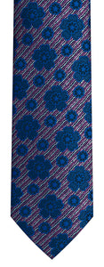 Tie Set - Floral - Pink/Blue Ref: 6439