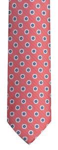 Tie Set - Flower - Red/Navy Ref: 6425